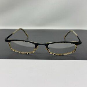 Jean Lafont Eyeglasses Rococo 017 black Leopard Signature Print  50 [] 20-140